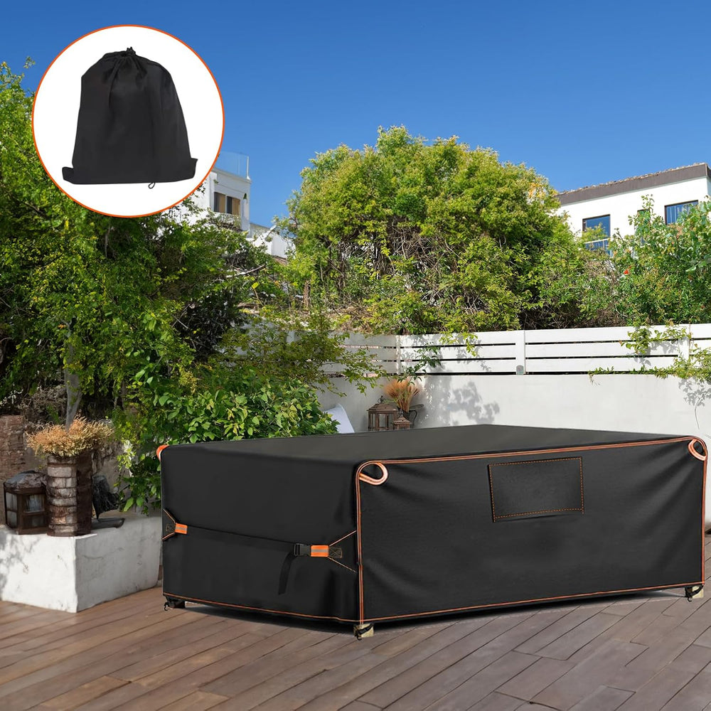 Outdoor Sofa Covers Waterproof, Rectangular Patio Table Chair Sofa Set Cover,...