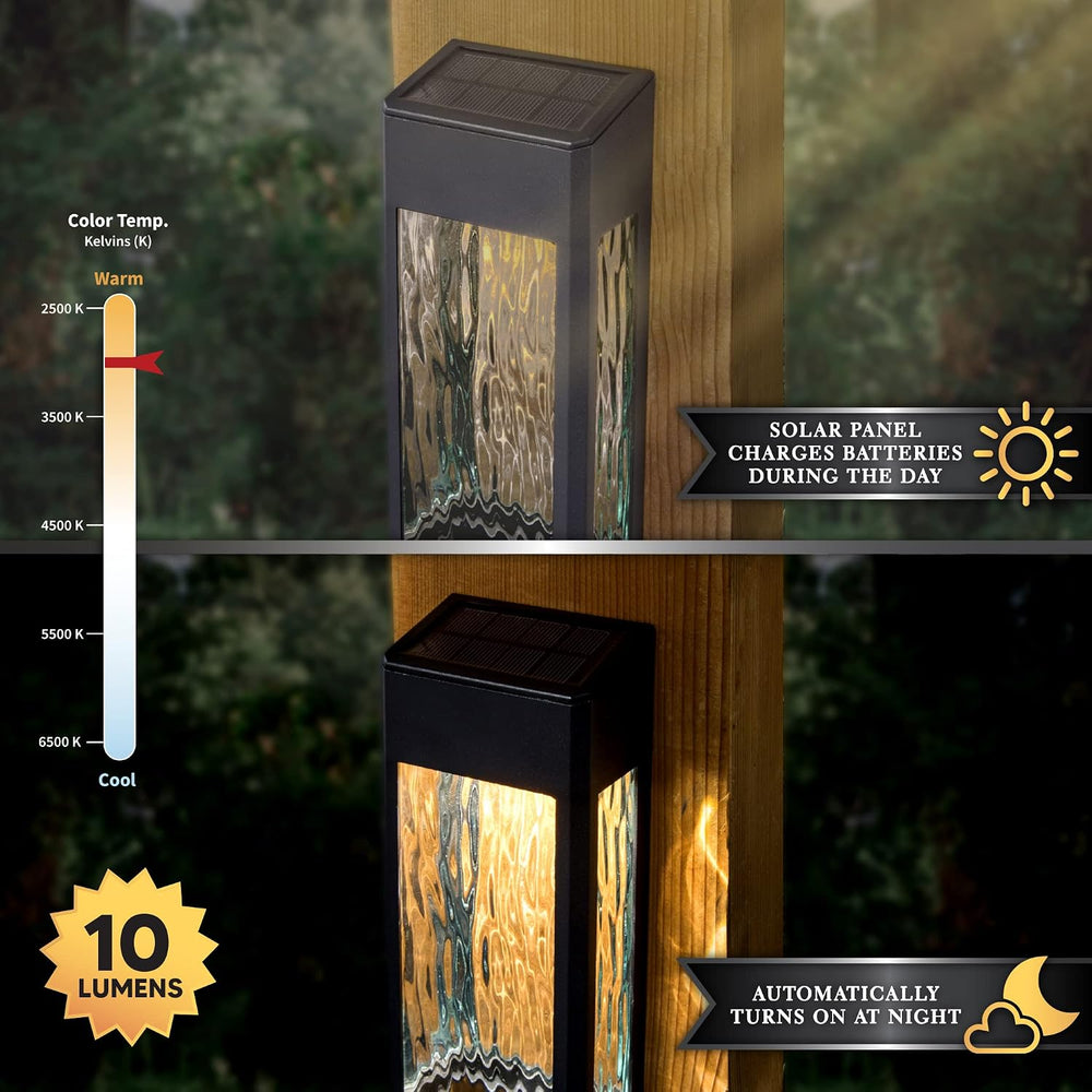 Classy Caps SWL888 - Black Aluminum Lancaster Deck & Wall Light (2 Pack) ...