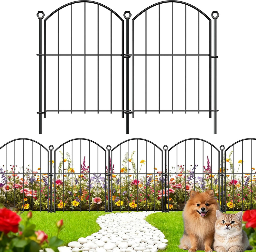Decorative Garden Fence, 17in (H) x 30ft(L) No Dig Fence
