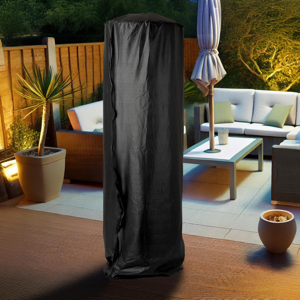 70" Patio Heater Cover for Standing Gas Heaters with 21" Reflector