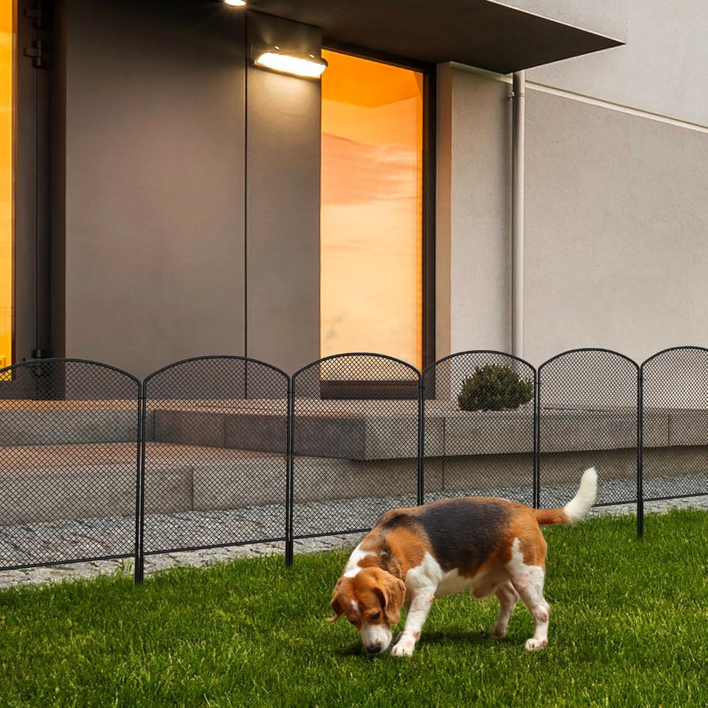Mesh Decorative Garden Fence Fencing 24in (H) x 10ft (L) Dog Animal Barrier