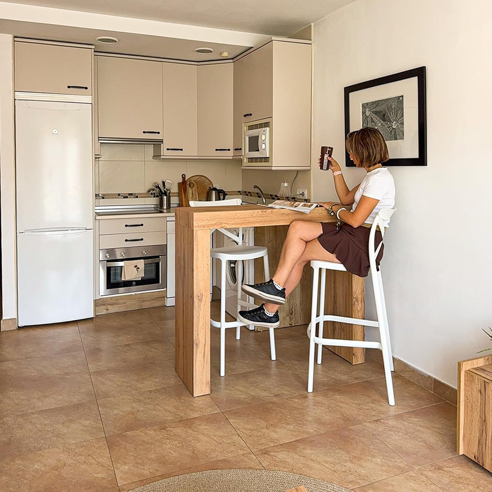 Mobili Fiver Evolution Tall Kitchen Bar Table Made in Italy | Space Saving, C...