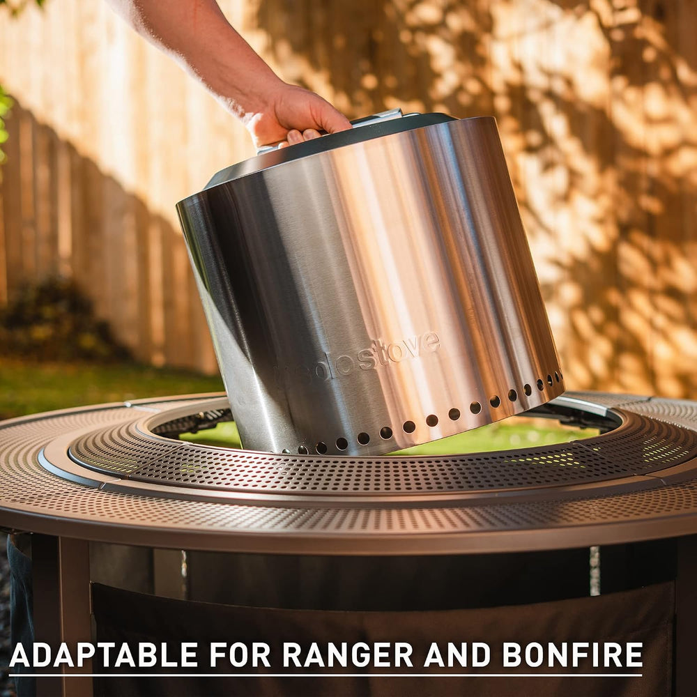 Solo Stove 42" Fire Pit Surround | Protective Barrier & Outdoor Tabl...