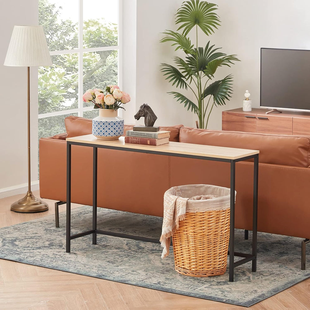 Lifewit 39.4 Inch Console Table Narrow Sofa Table with Metal Frame for Living...
