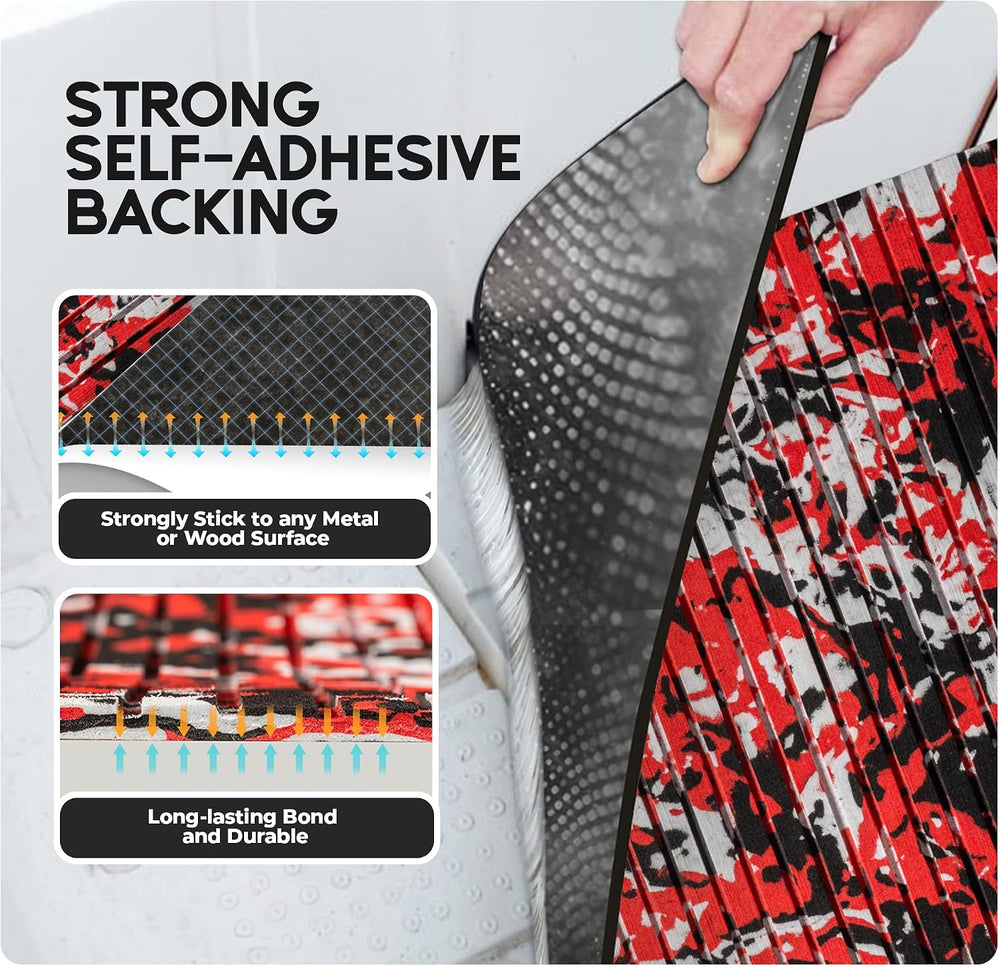 FOCEAN Boat Flooring EVA Foam Boat Decking Marine Flooring Camo Self-Adhesive...