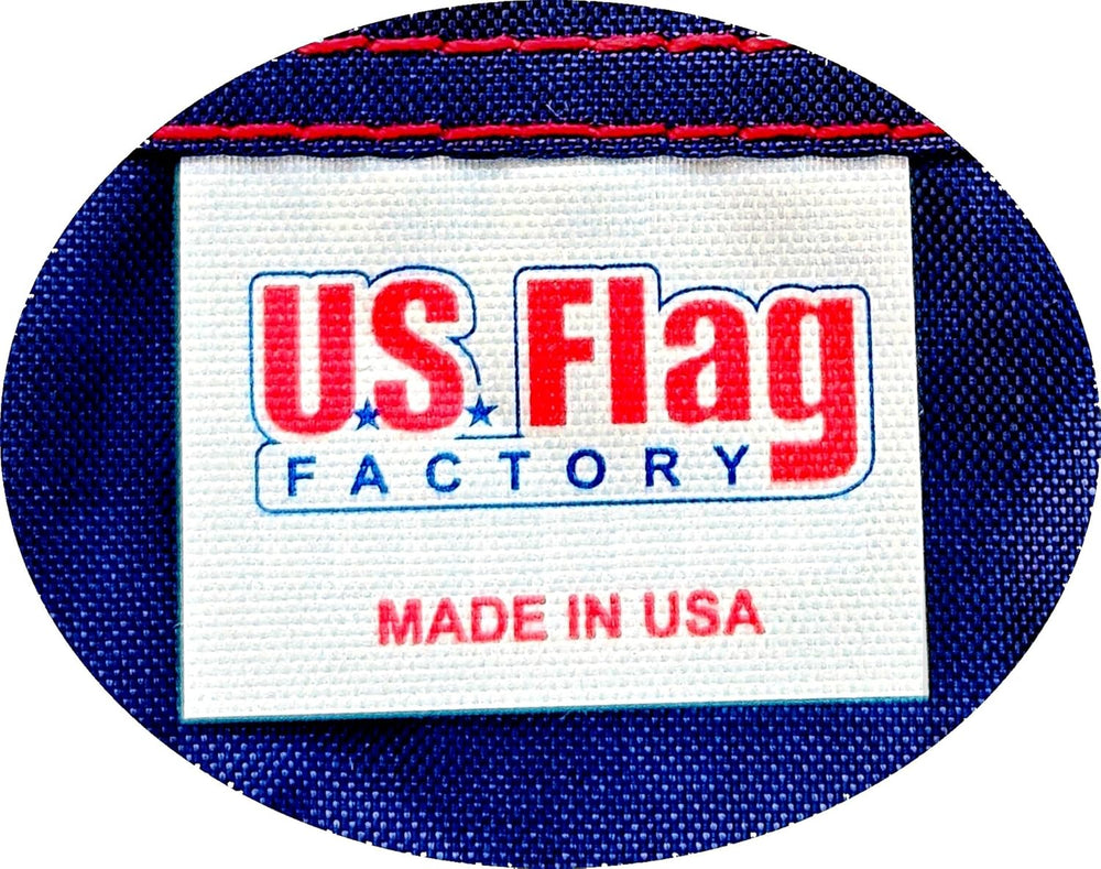 US Flag Factory - 2.5x4 FT American Flag (Sleeved) (Embroidered Stars, Sewn S...