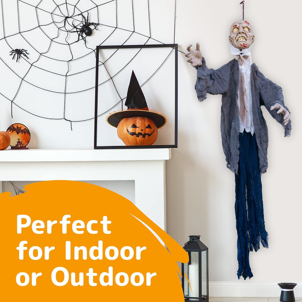 PREXTEX Halloween Hanging Zombie and Groundbreaker Decoration for the Best Ha...