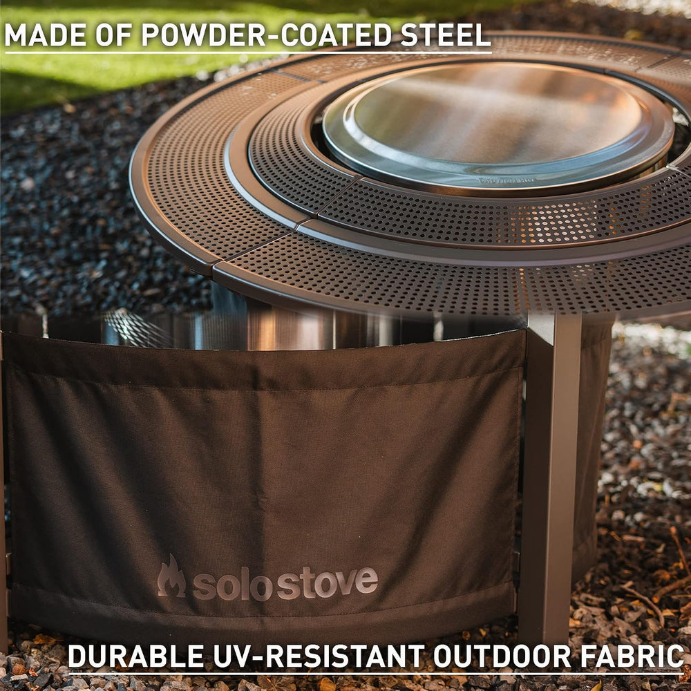 Solo Stove 42" Fire Pit Surround | Protective Barrier & Outdoor Tabl...