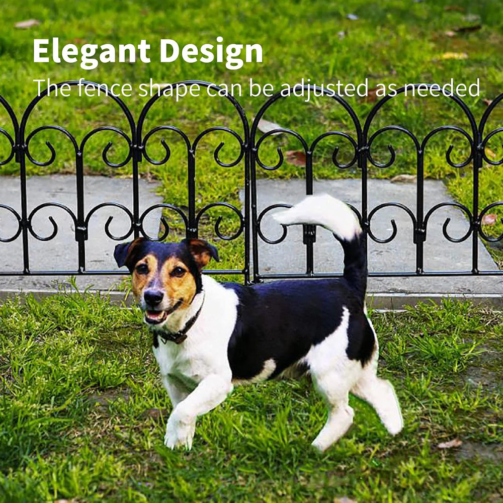 Garden Edging Border Decorative Fences Panel 18" W x 16" H 5 Pack f...