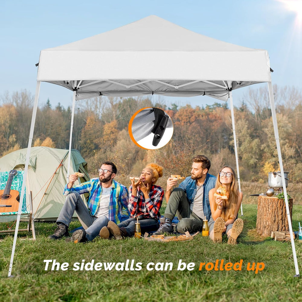 VINGLI 6x6 ft Pop Up Canopy Tent, Outdoor Small Canopy Tent with Backpack, Pa...