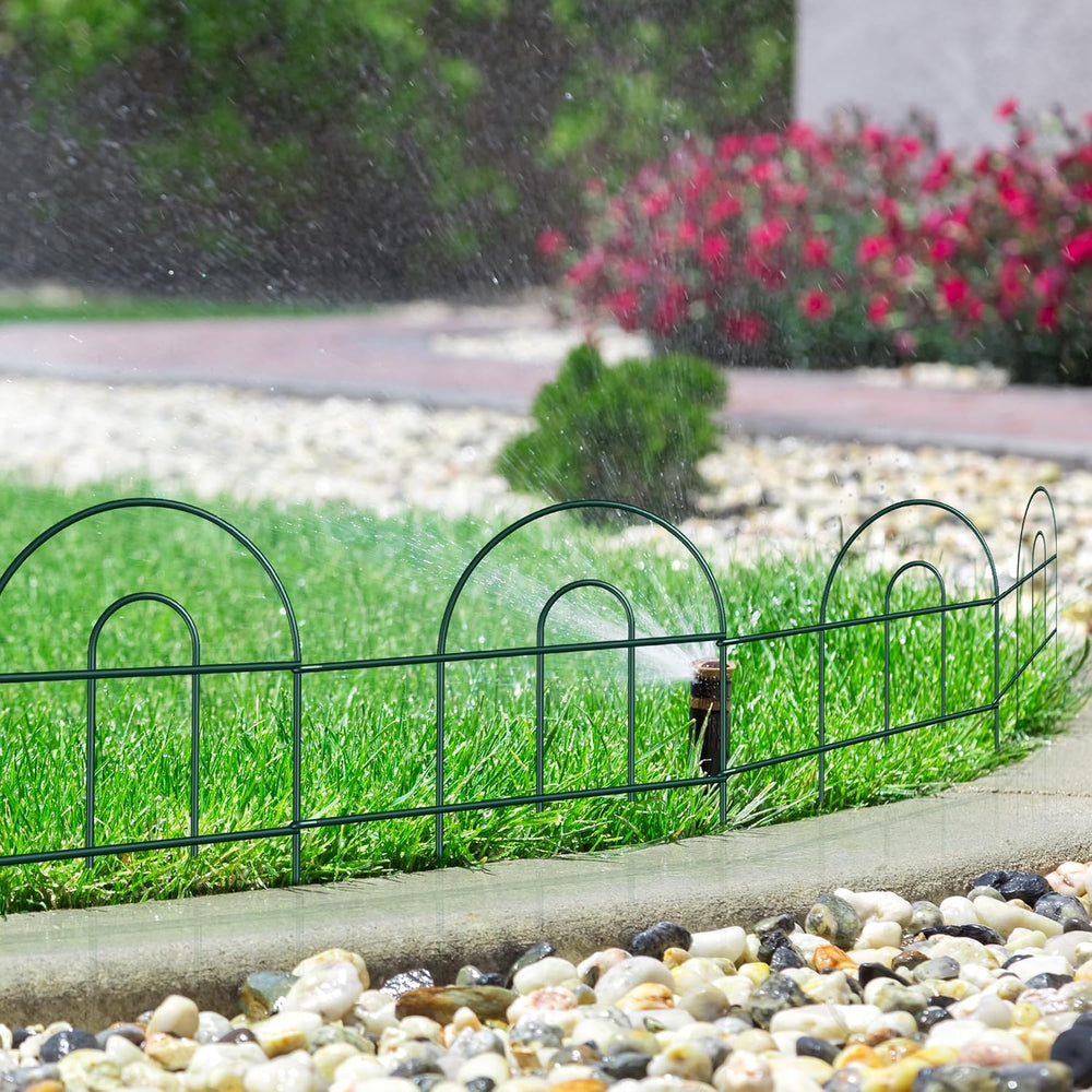Green Garden Fencing 18inX50ft Decorative Border Wire Edging Garden Fence