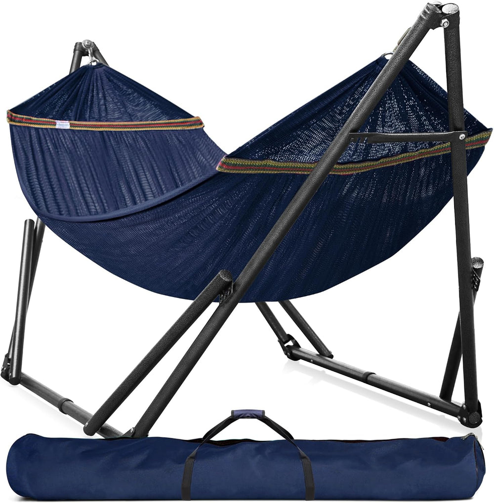 Tranquillo Universal Double Hammock with Stand Included for 2 Persons/Foldabl...