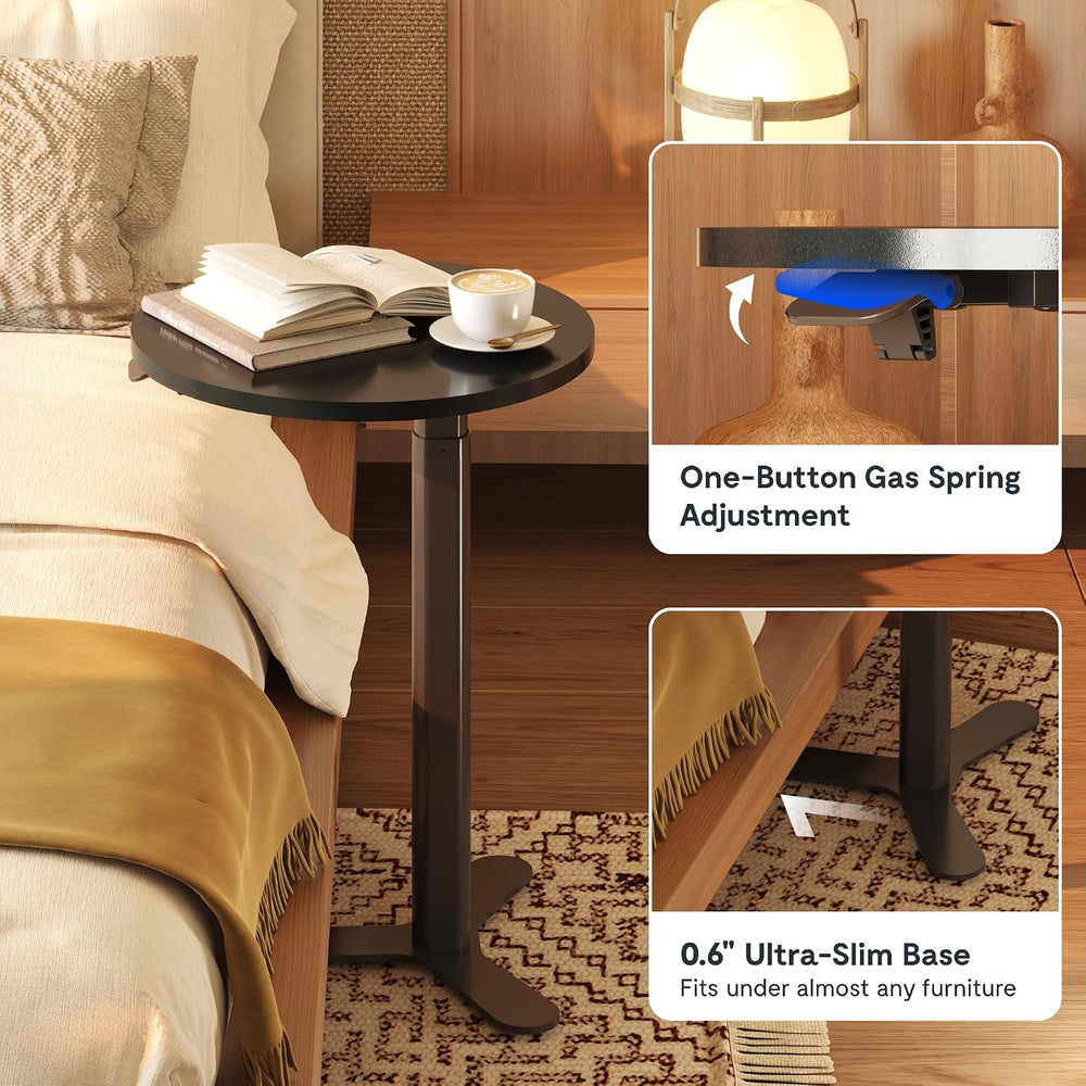FLEXISPOT Gas Spring Lift Sit-to-Stand Table,20" Round Bar Table