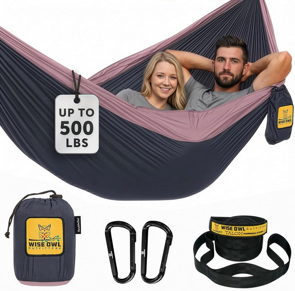 Wise Owl Outfitters Hammock for Camping Double Hammocks Gear for The Outdoors...