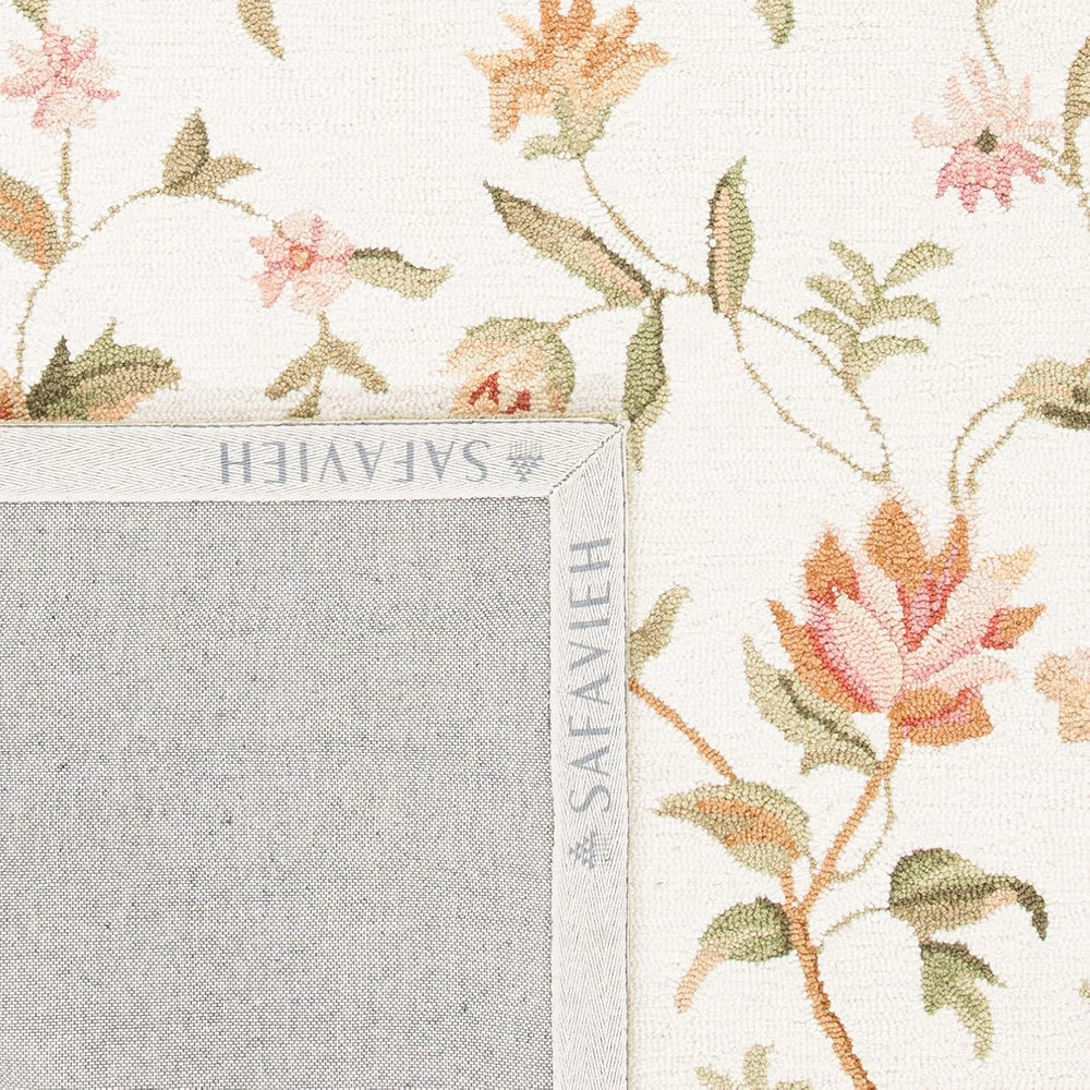 SAFAVIEH Chelsea Collection Area Rug - 9' x 12', Ivory, Hand-Hooked F...