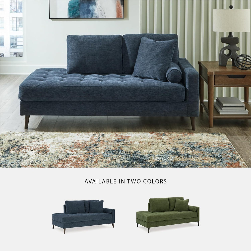 Signature Design by Ashley Bixler Mid-Century Modern Tufted Right-arm Facing ...