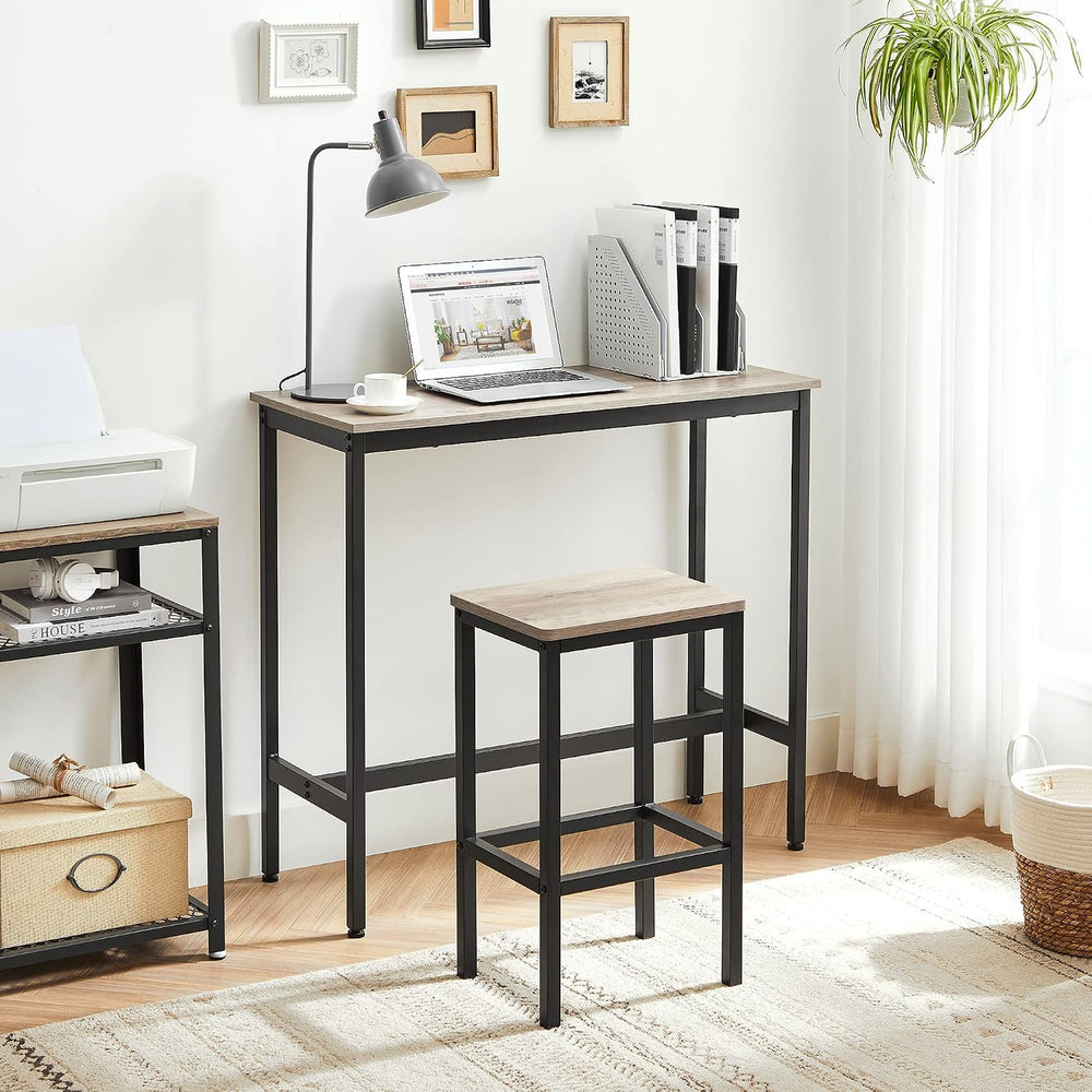VASAGLE Bar Stools Set of 2, Backless, 25.6 Inches