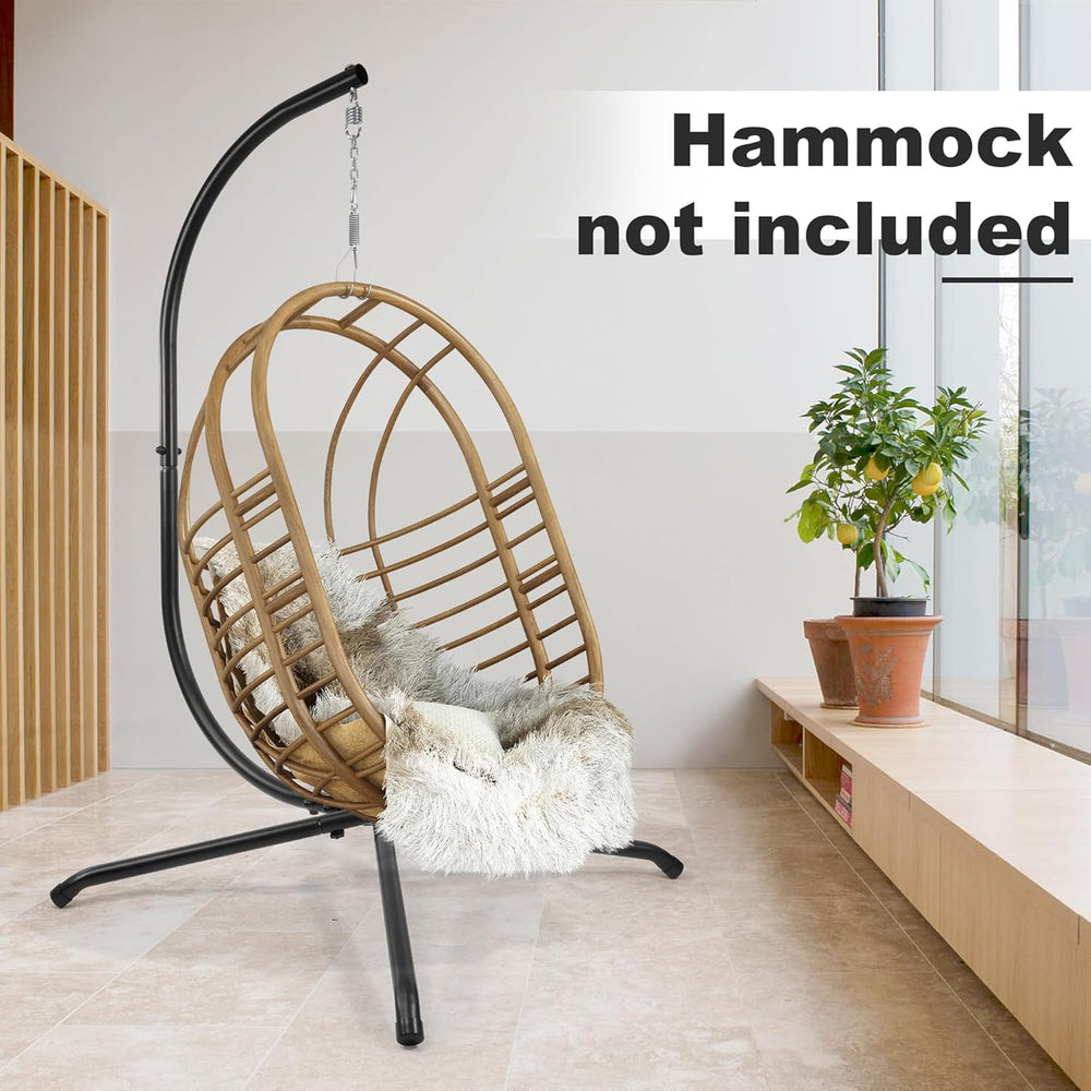 Elevon Hammock Chair Stand Only, Hanging Hammock Swing Stand for Outside with...