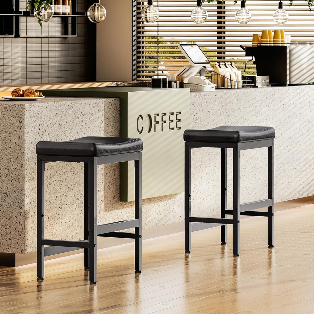 RALGEND Bar Stools Set of 2, Counter Height Stools, Kitchen Stools