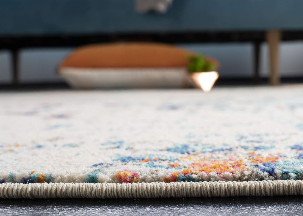 SAFAVIEH Madison Collection Runner Rug - 2'2" x 16', Cream &...