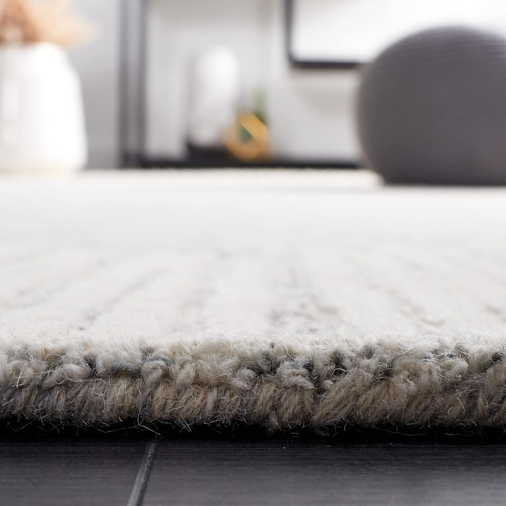 SAFAVIEH Abstract Collection Area Rug - 11' x 15', Grey & Ivory, ...