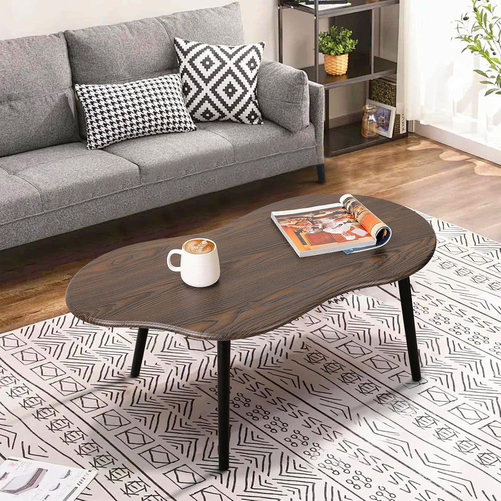 Modern Coffee Tables for Living Room Cloud Shape Center Table Industrial Irre...