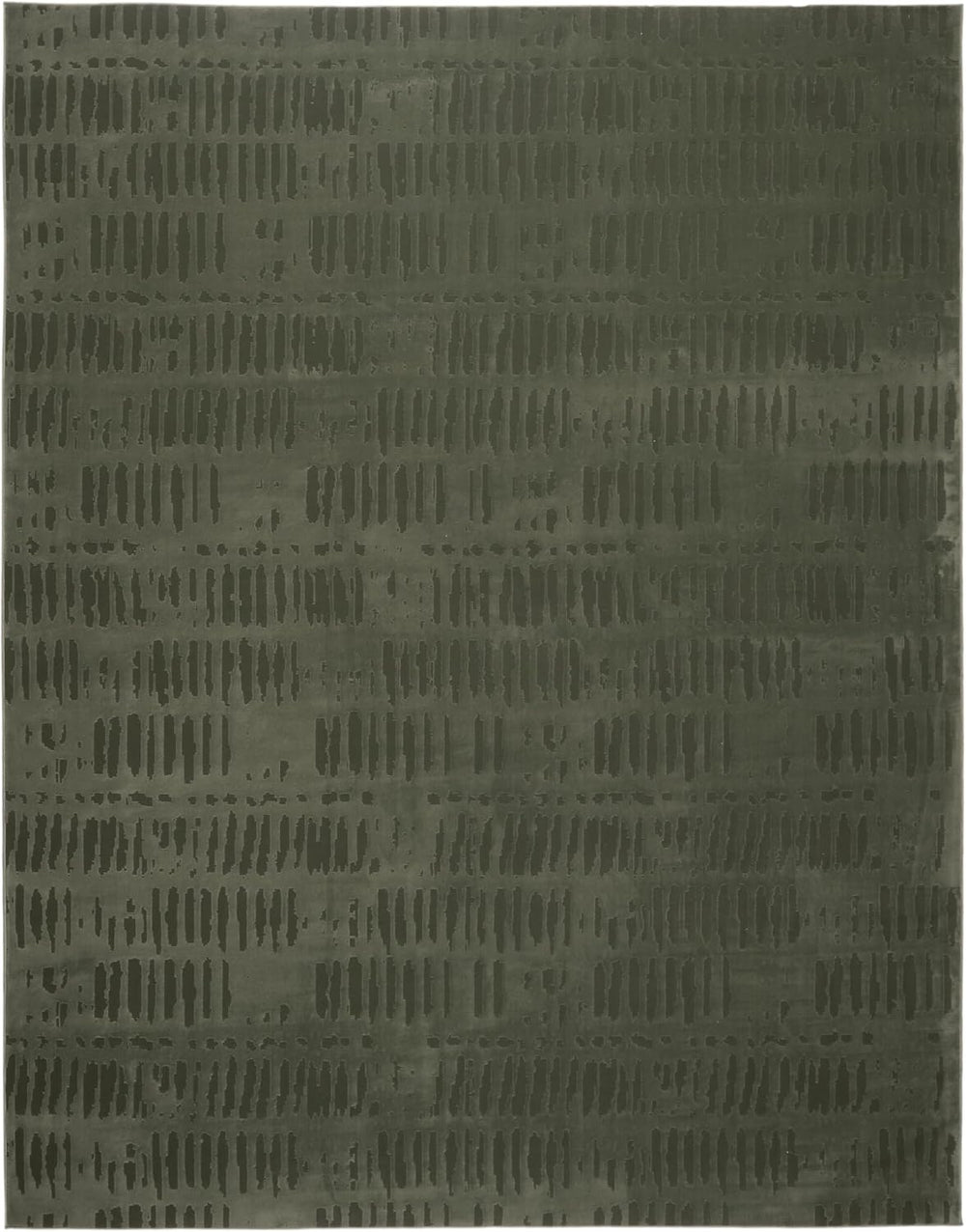 Revival Rugs Shell 9'x12' Area Rugs - Washable, Medium Pile, Green