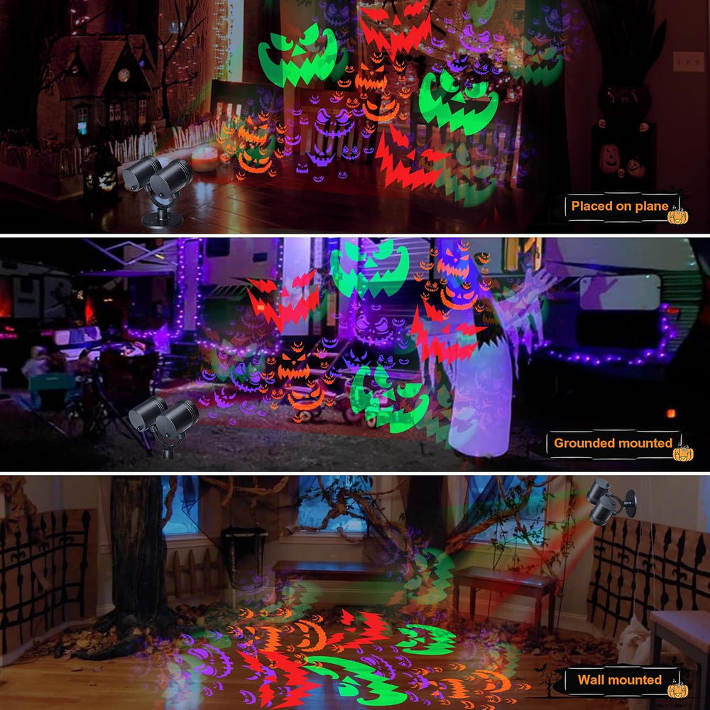 Halloween Projector Outdoor Lights, Dynamic Halloween Projector Lights