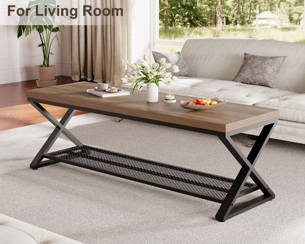 LVB Entryway Bench, Indoor Shoe Bench with Storage & Seating Rustic Oak 4...
