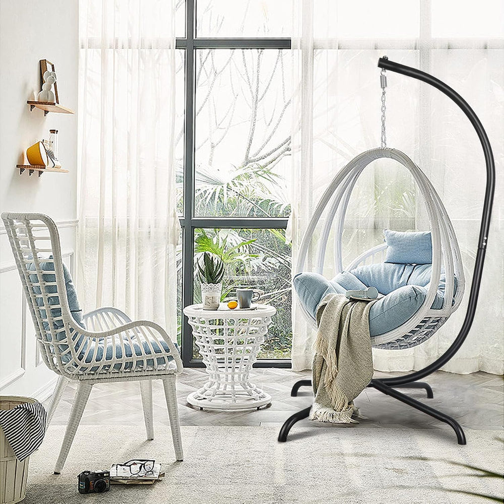 Chihee Hanging Egg Chair Stand,Strong Iron Hammock Chairs Frame with Spring H...
