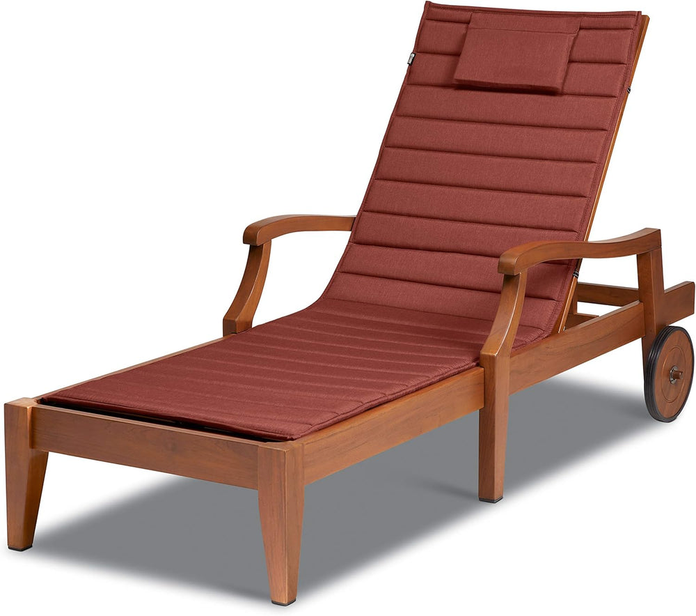 Classic Accessories Storigami Water-Resistant 80 x 26 Inch Chaise Lounge Cush...