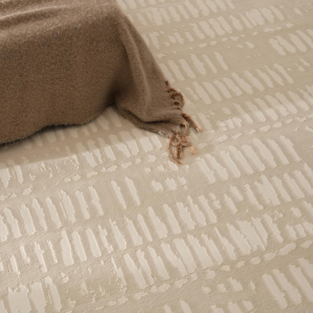 Revival Rugs Shell 8'x10' Area Rugs - Washable, Medium Pile, Beige, C...