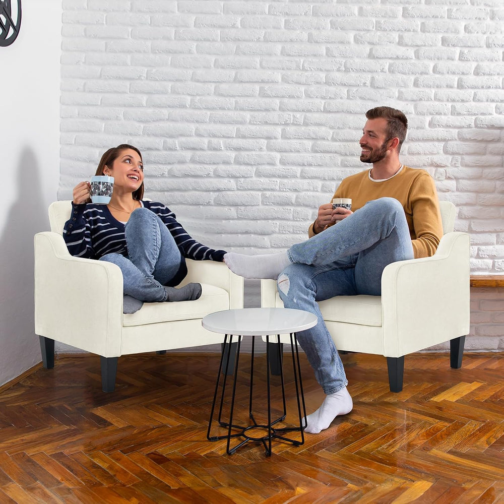 VINGLI Accent Chairs Set of 2, Modern Traditional Armchair for Living Room
