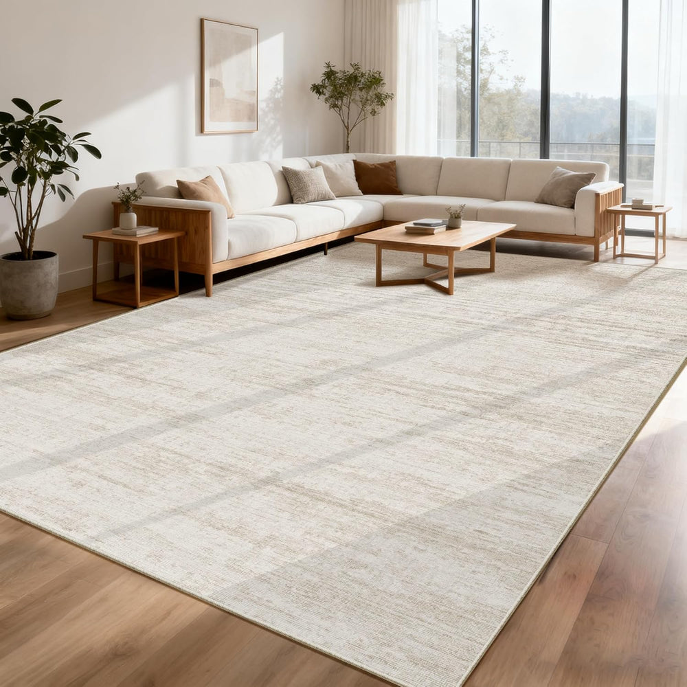 8x10 Area Rugs for Living Room,Modern Abstract Non-Slip Backing Washable Rugs...
