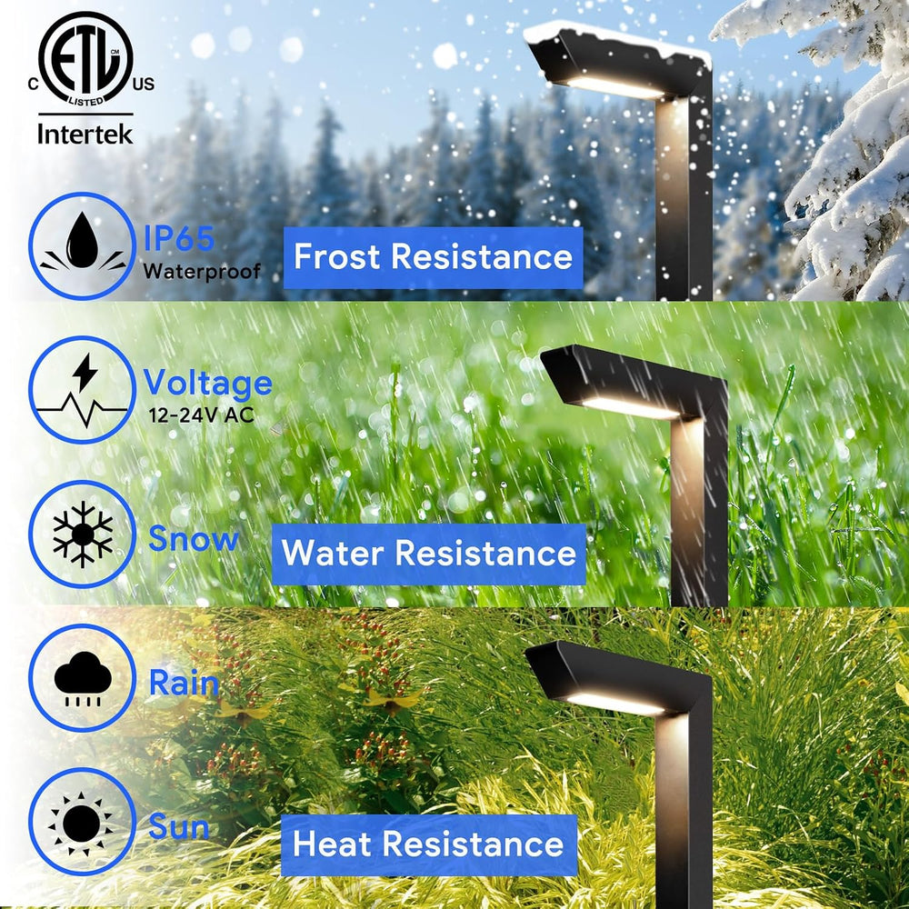 Energetic 5CCT Low Voltage Landscape Lights, 5W 200LM IP65 Waterproof LED Pat...