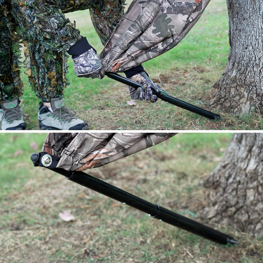 Camo Tree Chair Hammock Seat Hunting Chair Portable and Light Weight Camping ...