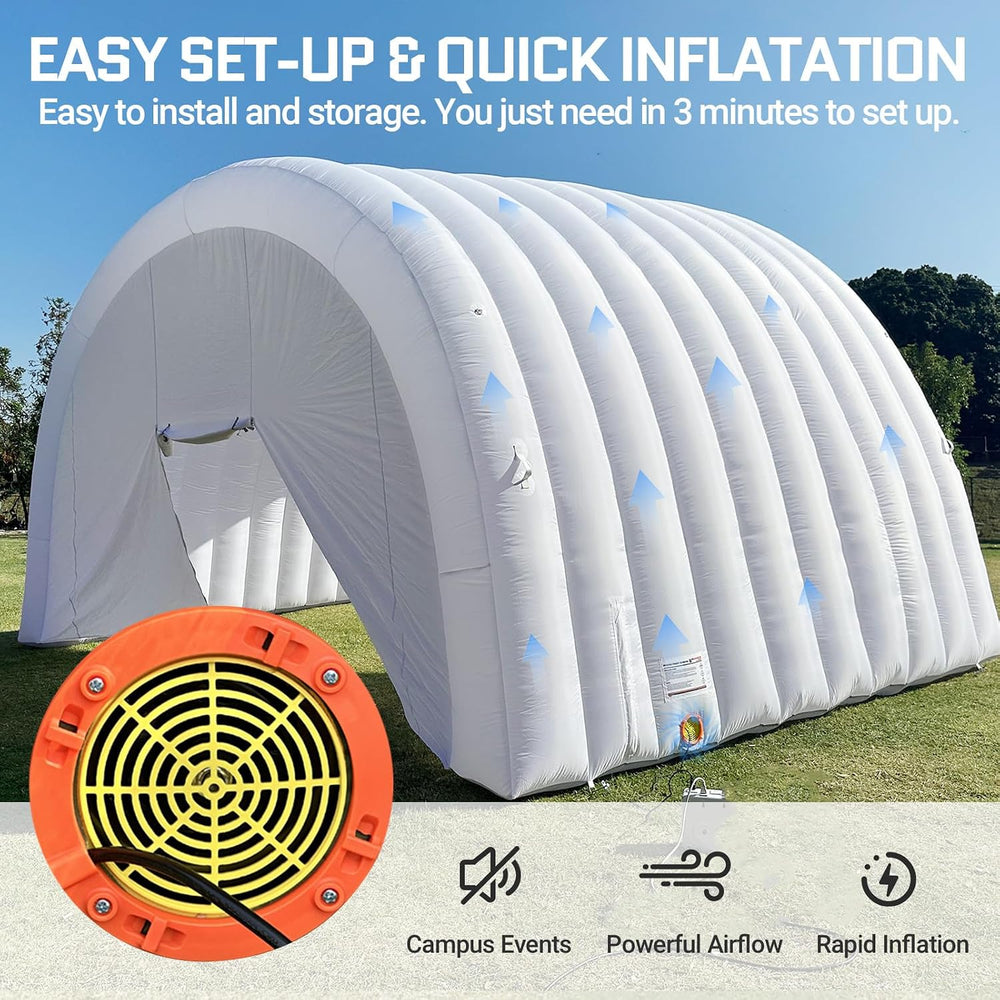 OZIS 20 × 15 × 13 FT Inflatable Event Stage Tent Indoor/Outdoor Dome Booth, I...
