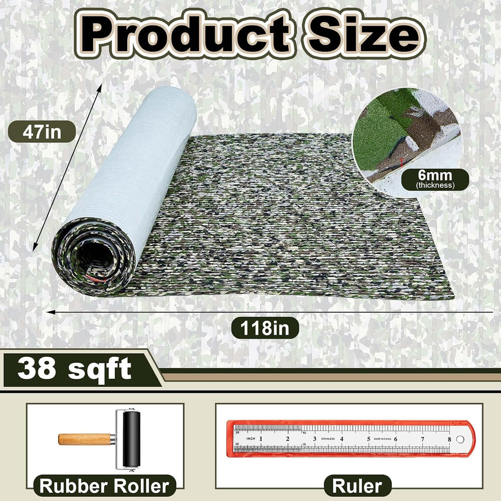 Tinideya Boat Flooring EVA Foam 118" x 47" Boat Decking Non Slip Ma...