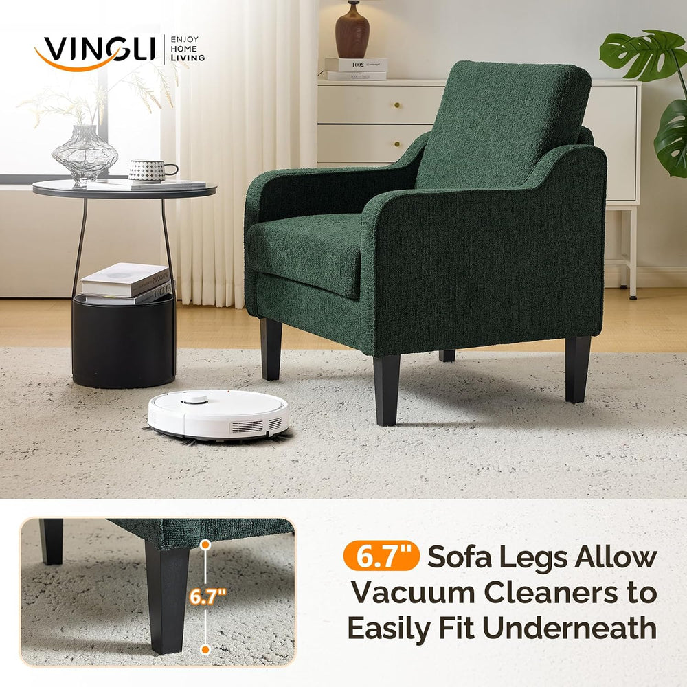 VINGLI Accent Chairs Set of 2, Modern Traditional Armchair for Living Room