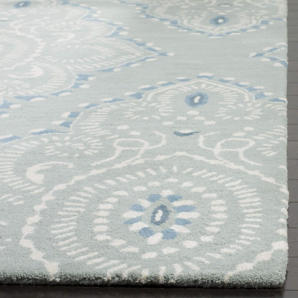 SAFAVIEH Wyndham Collection Area Rug - 10' x 14', Blue & Ivory, H...