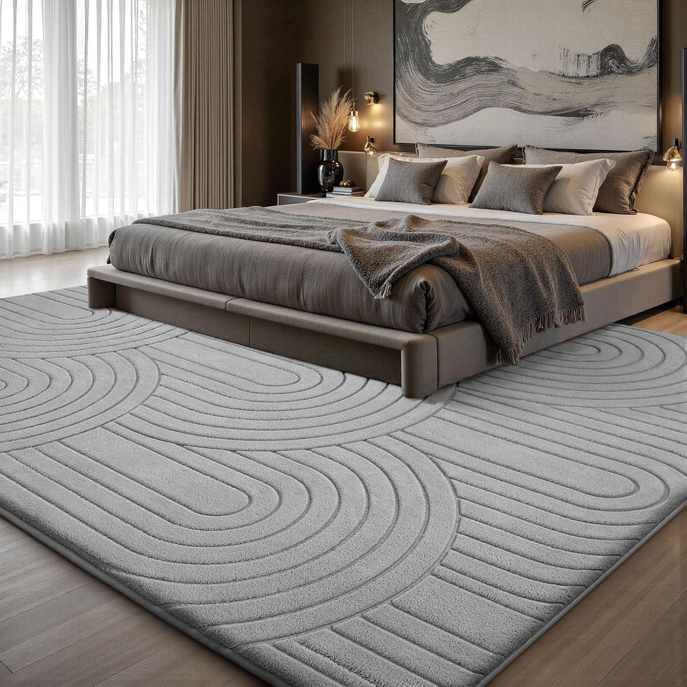 Sour Lemon 8x10 Area Rugs for Living Room Bedroom, Large Carpet Cream Rug