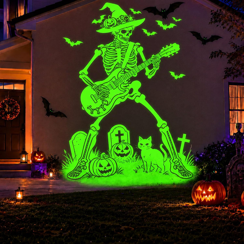 12 in 1 Halloween Projector Outdoor - 3D Dynamic Halloween Decorations,Cleare...
