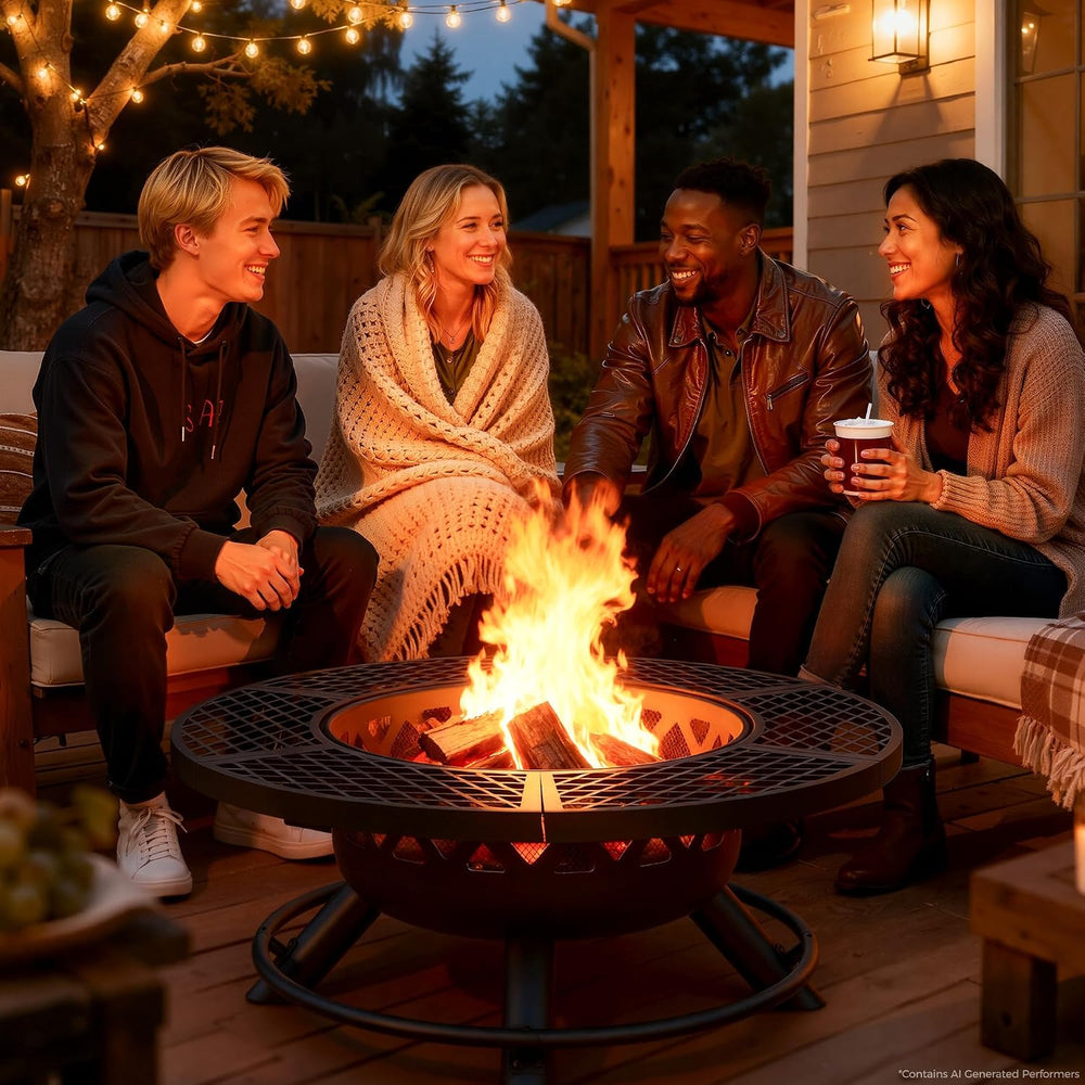 Bali Outdoors Fire Pit with Poker