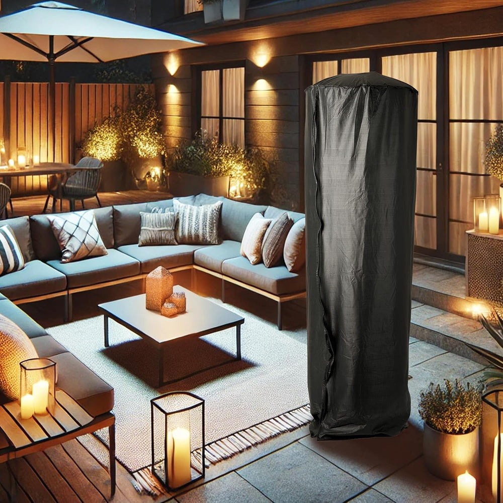 70" Patio Heater Cover for Standing Gas Heaters with 21" Reflector