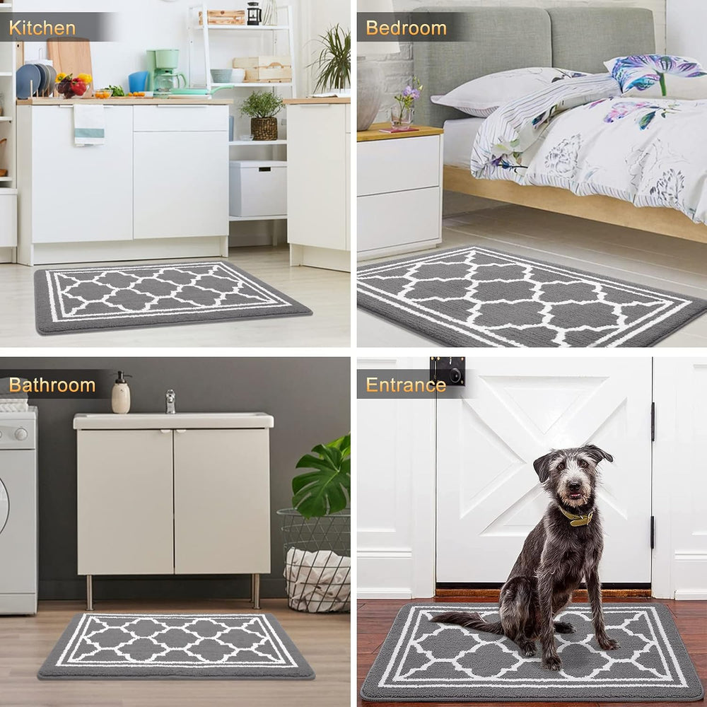 Buganda Indoor Door Mat, Dirt-Resistant and Absorbent Doormat, Anti-Slip, Low...