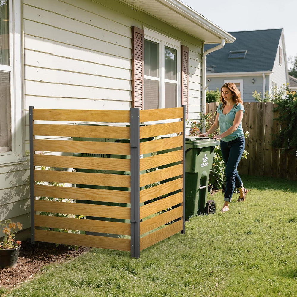 DoCred Air Conditioner Fence, 36" W x 44" H Privacy Screens Fence P...