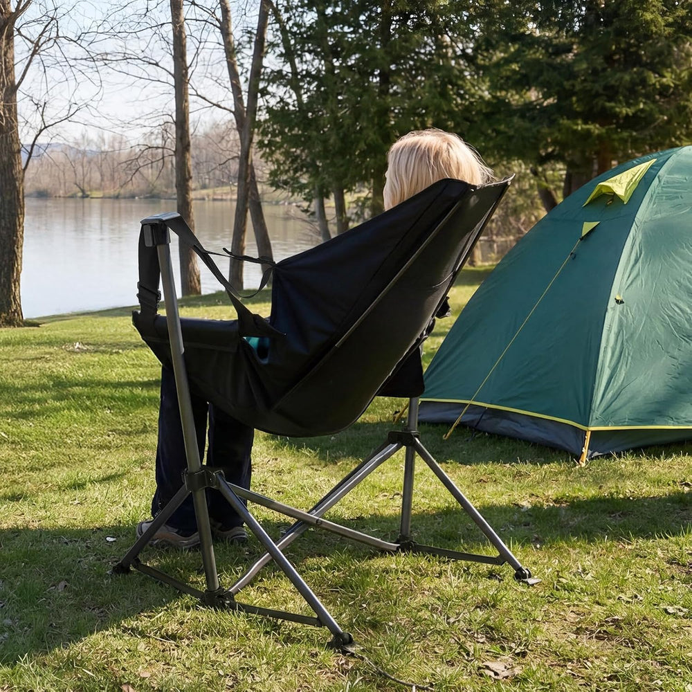 TIMBER RIDGE Hammock Camping Chair, Portable Oversized Swinging Camp Chairs