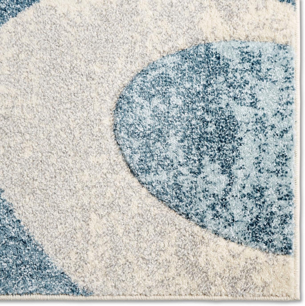Home Dynamix Tribeca Slade Modern Area Rug, Abstract Blue 5'2"x7'...