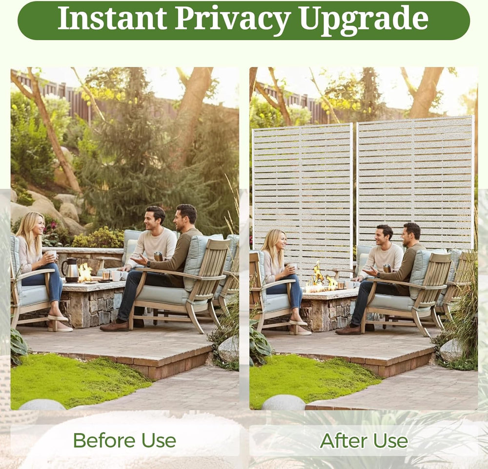 72" Privacy Screen Outdoor Privacy Fence Panel for Patio