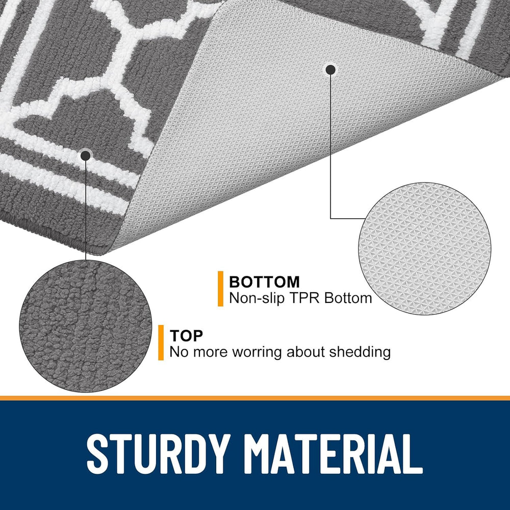 Buganda Indoor Door Mat, Dirt-Resistant and Absorbent Doormat, Anti-Slip, Low...
